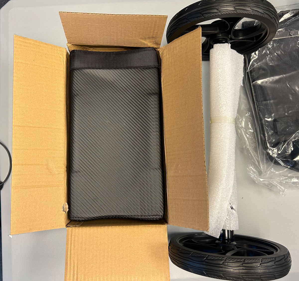 Knee Scooter for Adults 300LB, Foldable Knee Walker, 8” Wheels, Adjustable Height