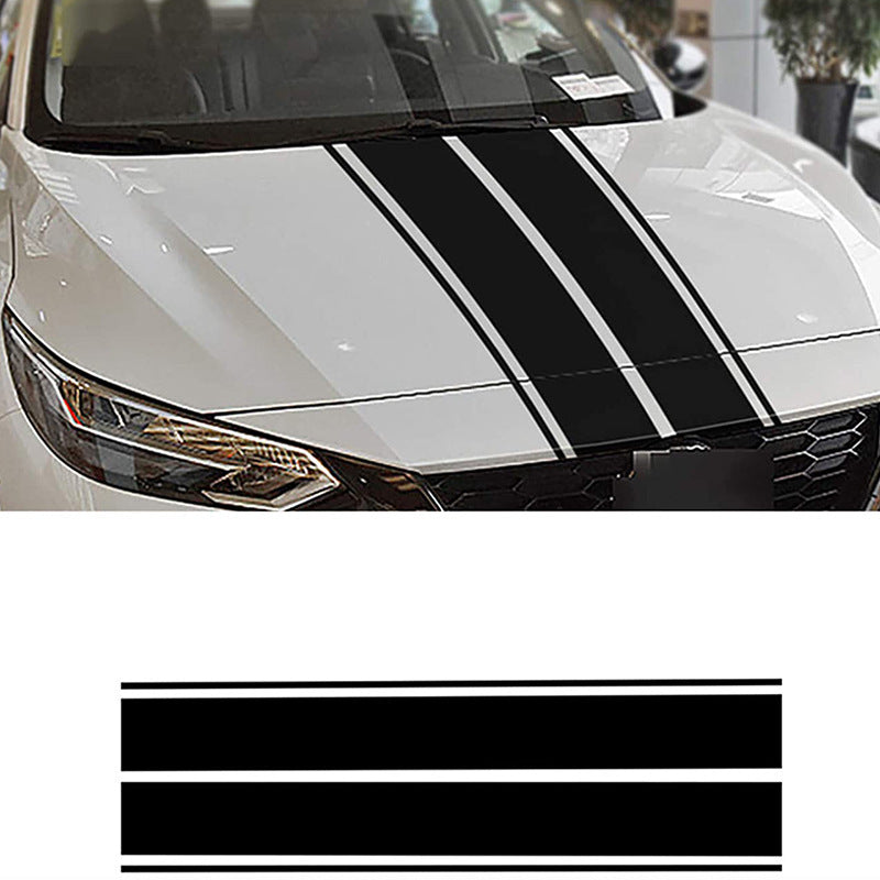 Universal Hood Decal Sticker, Car Hood Racing Body Side Vinyl Modified Stripe