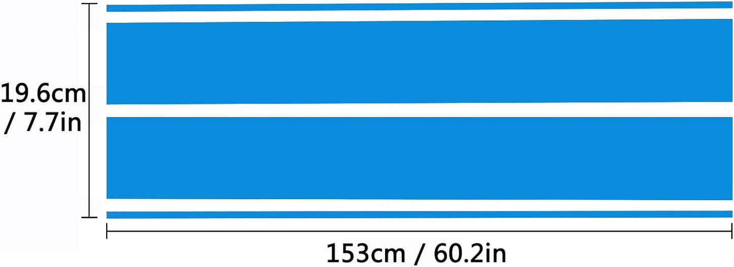 Universal Hood Decal Sticker, Car Hood Racing Body Side Vinyl Modified Stripe