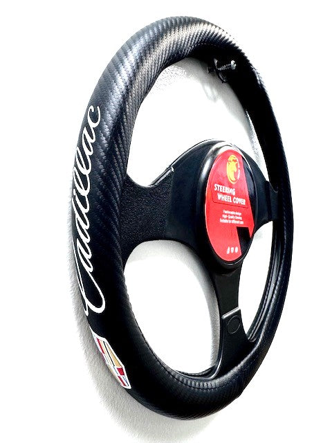 Generic Microfiber Steering Wheel Cover, Anti-Slip PU Leather, Universal Fit for Cars, Trucks, SUVs, ALL Makes with Logo