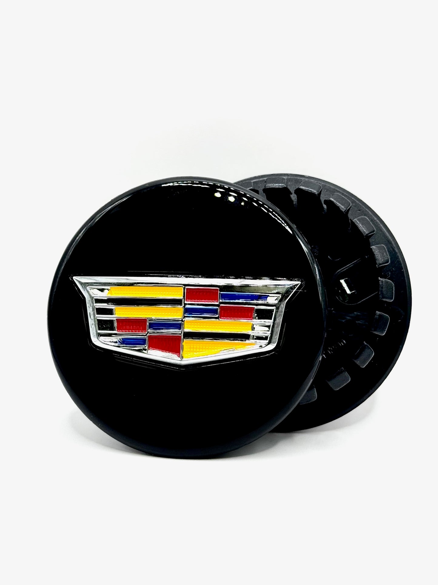 Generic Wheel Caps Set - Fits Most Models, Choose Your Size & Colors (for Cadillac)