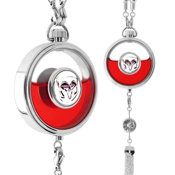 Car Air Freshener with Logo - Refillable Oil Fragrance for Domestic, European, Luxury, Sport Cars - Hanging Pendant