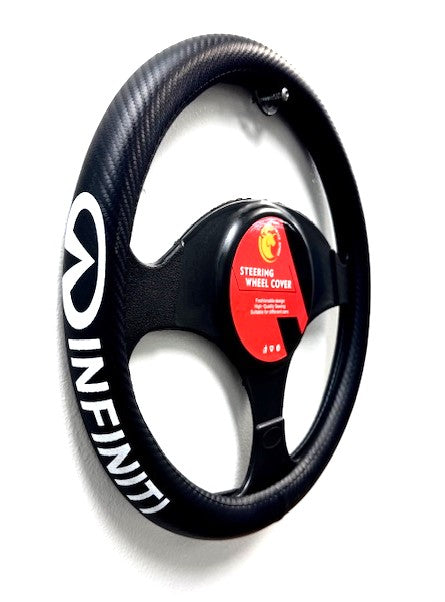 Generic Microfiber Steering Wheel Cover, Anti-Slip PU Leather, Universal Fit for Cars, Trucks, SUVs, ALL Makes with Logo