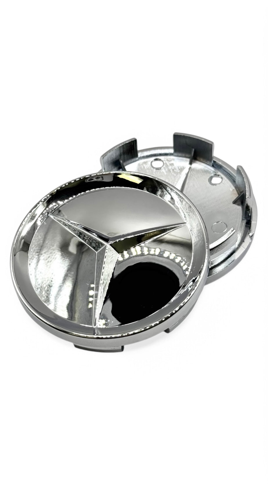 Generic Wheel Caps Set - Fits Most Models, Choose Your Size & Colors (for Mercedes)