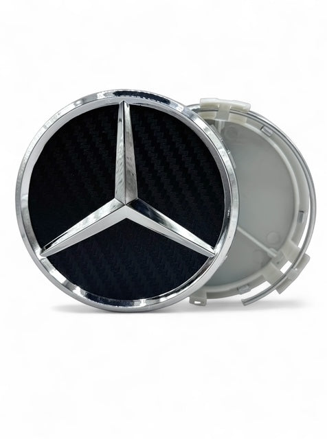 Generic Wheel Caps Set - Fits Most Models, Choose Your Size & Colors (for Mercedes)
