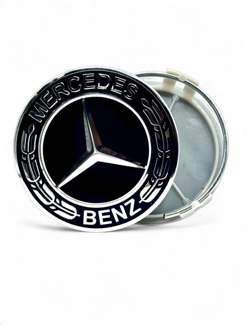 Generic Wheel Caps Set - Fits Most Models, Choose Your Size & Colors (for Mercedes)