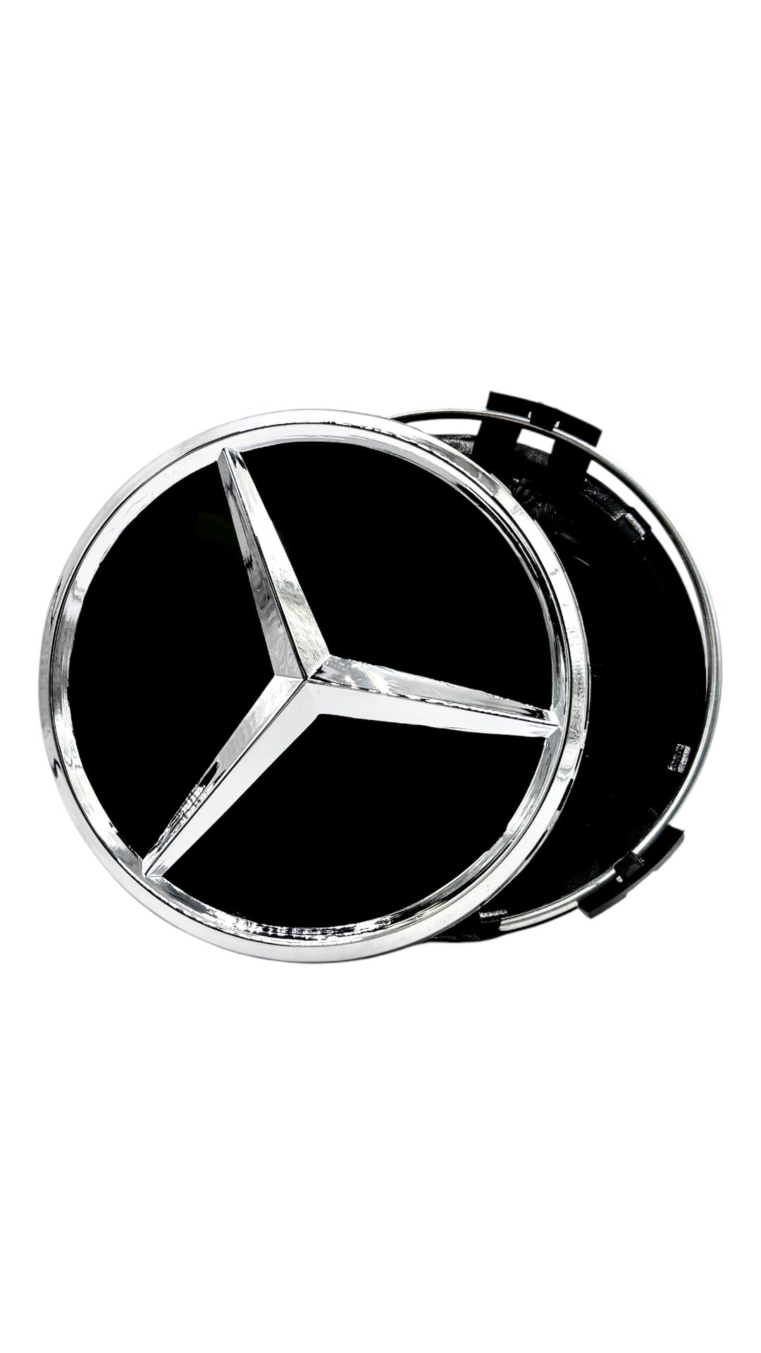 Generic Wheel Caps Set - Fits Most Models, Choose Your Size & Colors (for Mercedes)