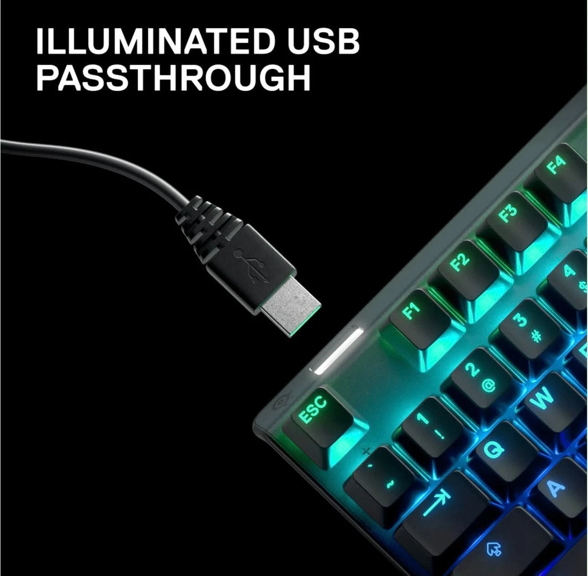 SteelSeries Apex 7 Mechanical Gaming Keyboard RGB OLED Display