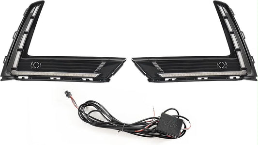 LED DRL Fog Lights for Honda CR-V CRV 2023-2026 Front Bumper Daytime Running Lamps