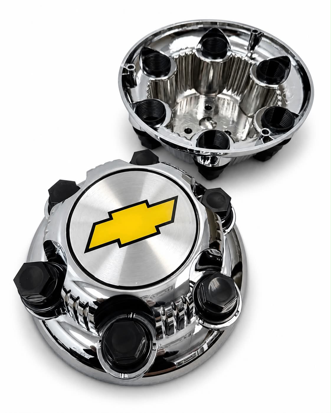 Wheel Center Caps Compatible with Chevy Silverado Tahoe Suburban Multiple Sizes