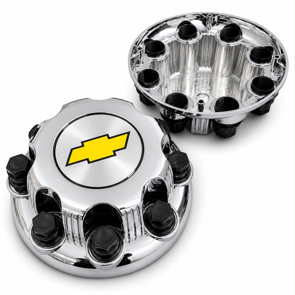 Wheel Center Caps Compatible with Chevy Silverado Tahoe Suburban Multiple Sizes