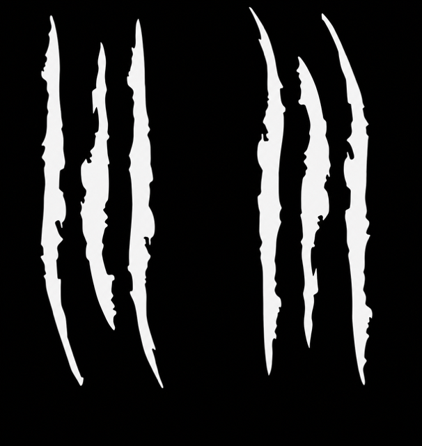 Auto Car Stickers Reflective Monster Claw Scratch Marks Headlight Bumper Sticker Waterproof Decal for Truck, Cars, SUV's, Motorcycle, Scooters, Different Designs