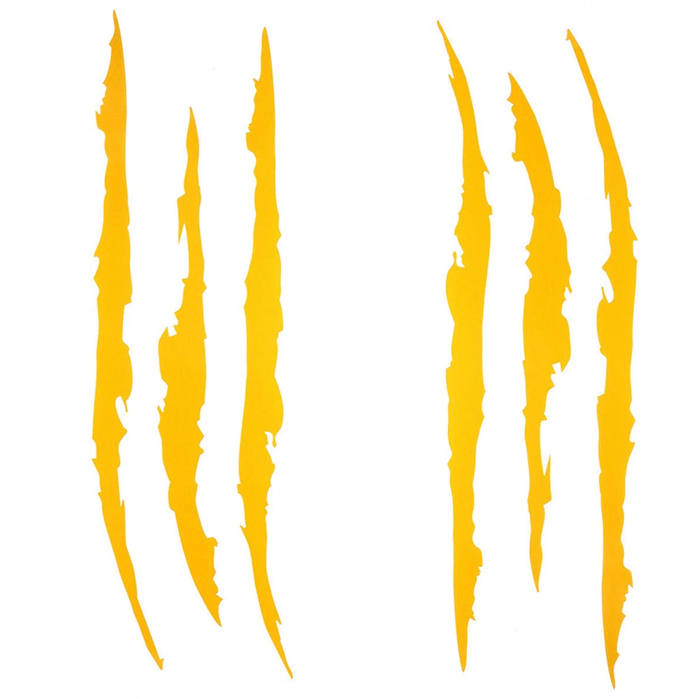Auto Car Stickers Reflective Monster Claw Scratch Marks Headlight Bumper Sticker Waterproof Decal for Truck, Cars, SUV's, Motorcycle, Scooters, Different Designs