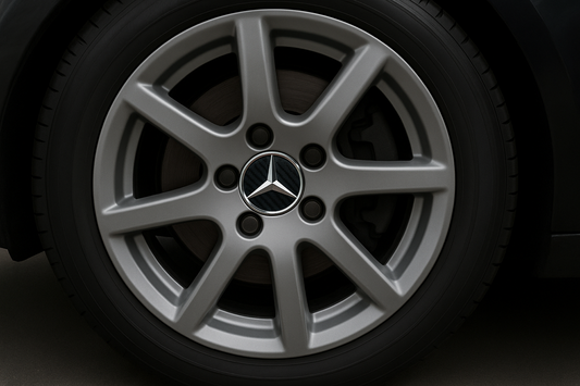 Generic Wheel Caps Set - Fits Most Models, Choose Your Size & Colors (for Mercedes)