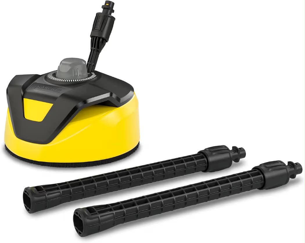 New Kärcher - T 5 T-Racer 11" Pressure Washer Surface Cleaner Attachment - 32" Extension Wand Included - 2600 PSI - for Kärcher K1-K5.