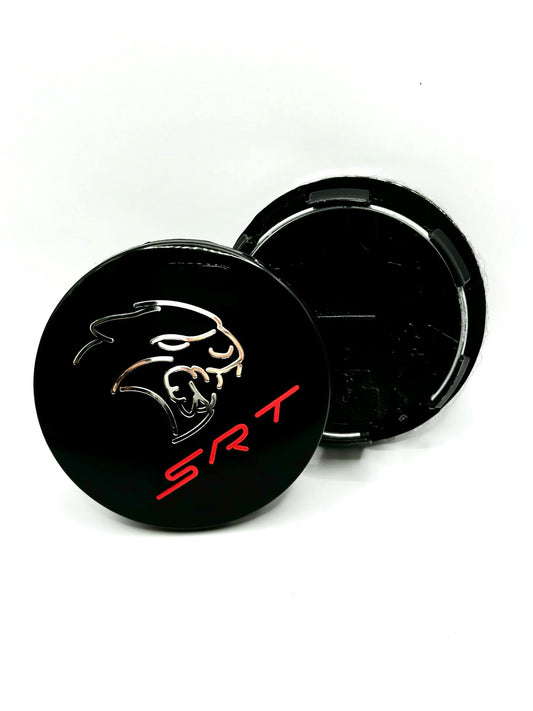 Generic Wheel Caps Set - Fits Most Models, Choose Your Size & Colors (for SRT)