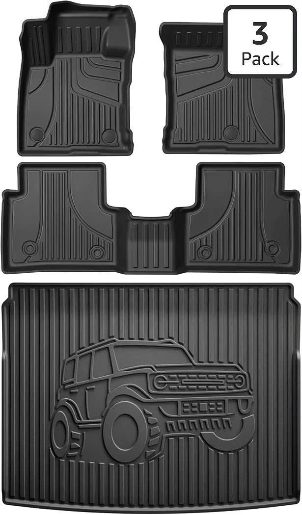 AOMSAZTO Floor Mats & Cargo Liner for Ford Bronco Sport 2021-2026 All Weather