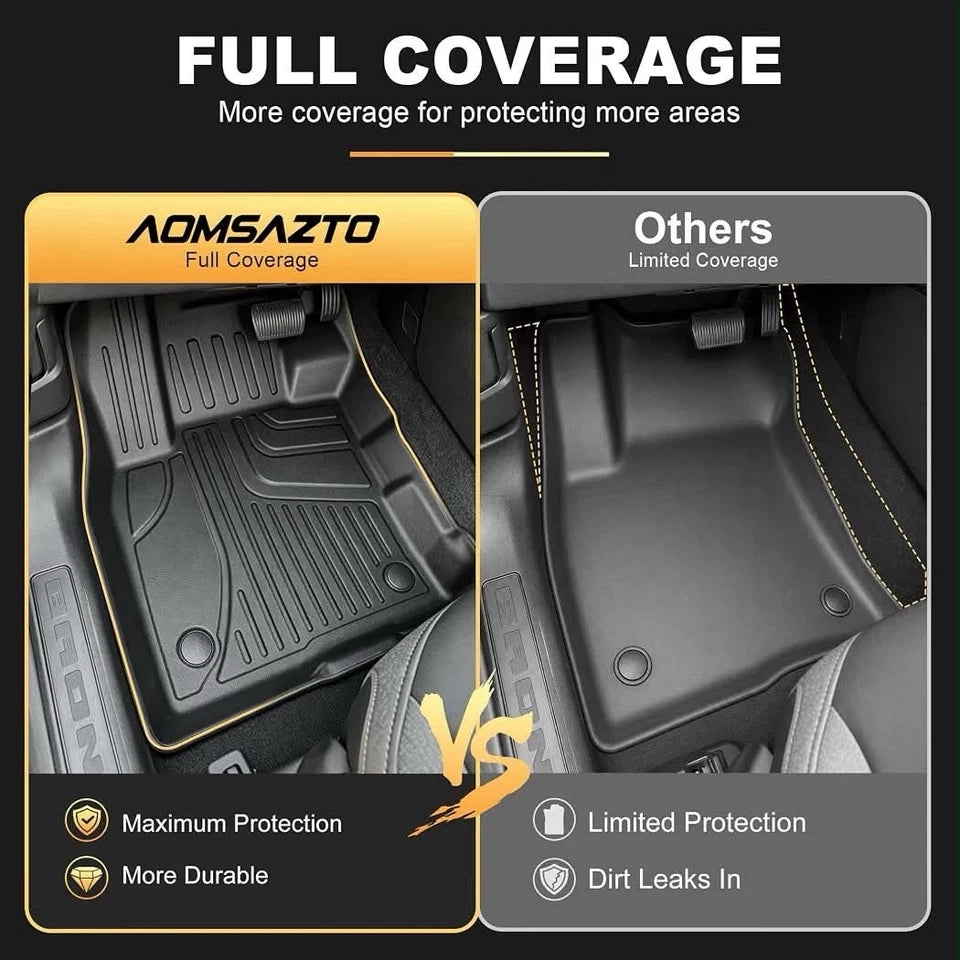 AOMSAZTO Floor Mats & Cargo Liner for Ford Bronco Sport 2021-2026 All Weather