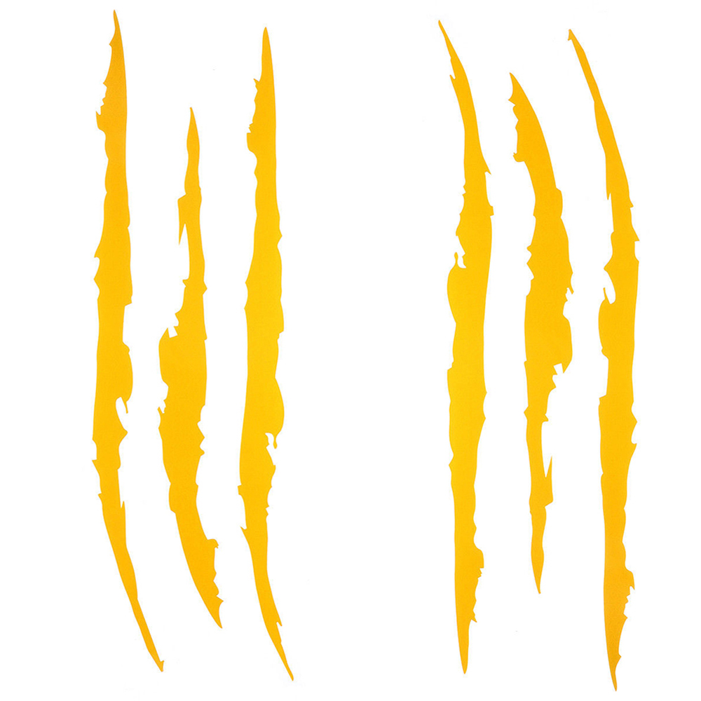 Auto Car Stickers Reflective Monster Claw Scratch Marks Headlight Bumper Sticker Waterproof Decal for Truck, Cars, SUV's, Motorcycle, Scooters, Different Designs