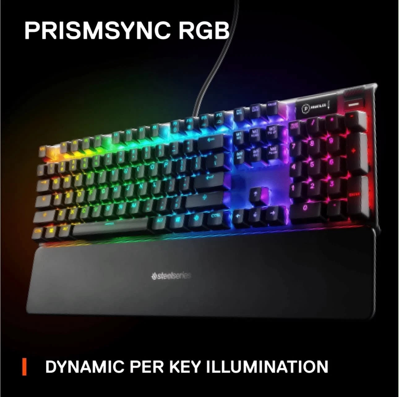SteelSeries Apex 7 Mechanical Gaming Keyboard RGB OLED Display