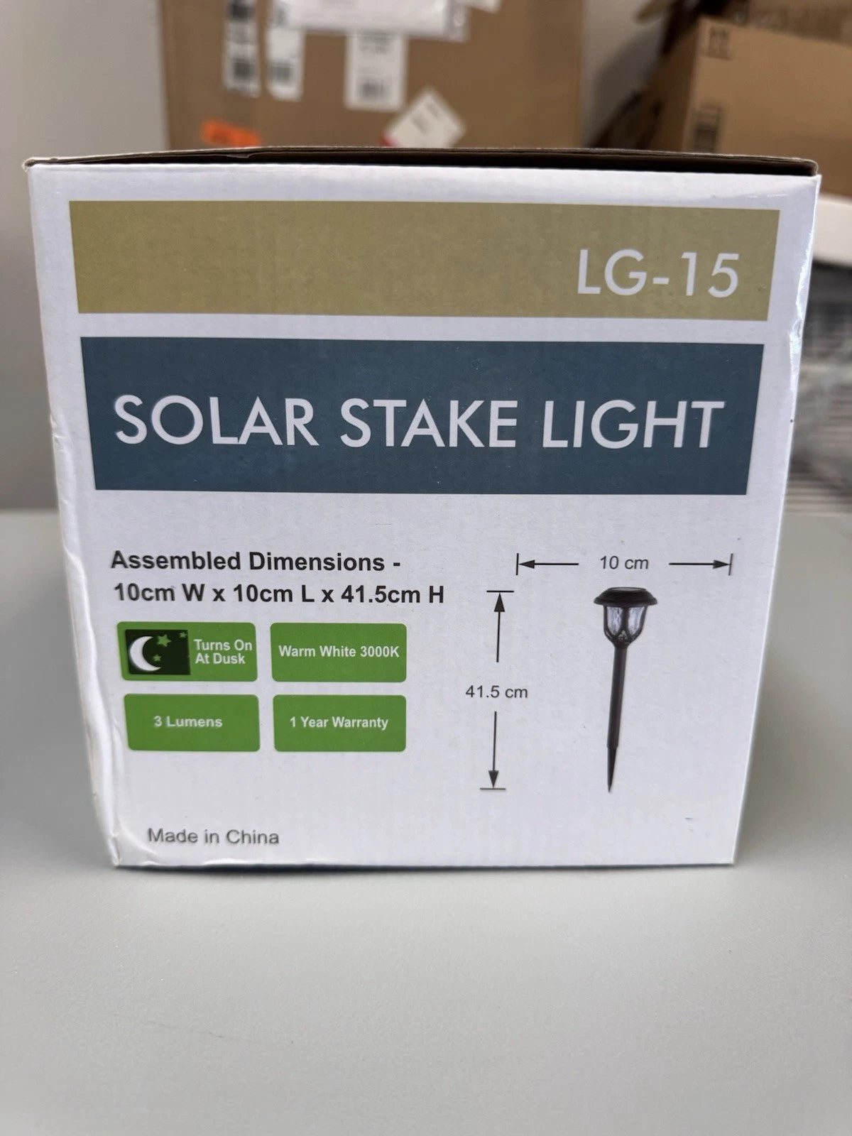 Solpex 6-Pack Solar Pathway Lights – Warm White