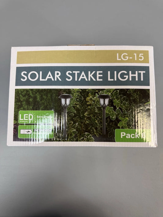 Solpex 6-Pack Solar Pathway Lights – Warm White